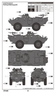 Збірна модель 1:72 бронеавтомобіль M706 Commando Arm.car Prod.Improved Trumpeter 07440