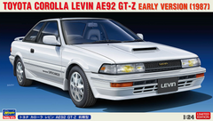 Збірна модель автомобіль 1/24 Toyota Corolla Levin AE92 GT-Z Early Version (1987)Hasegawa 20596