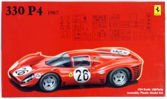 Сборная модель 1/24 автомобиль Ferrari 330 P4 1967 Fujimi 12575