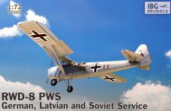 Сборная модель самолета RWD-8 PWS-8 German,Latvian and Soviet IBG 72503