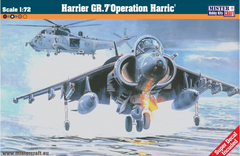 Сборная модель 1/72 Самолет Harrier GR.7 'Operation Harric' MisterCraft D-94