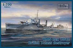 Збірна модель 1/700 HMS Ilex 1942 Британський есмінець I-класу IBG Models 70011