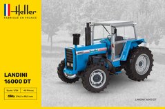 Сборная модель 1/24 трактор Landini 16000 DT Heller 81403