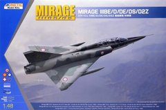 Сборная модель 1/48 самолет Mirage IIID/DS Kinetic 48054