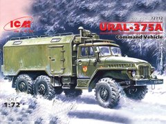Prefab model 1/72 URAL-375A, mobile command post ICM 72712
