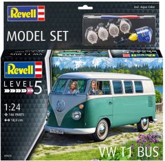 Стартовый набор 1/24 для моделизма микроавтобус VW T1 Bus Revell 67675