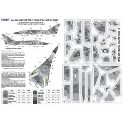 Masks for digital camouflage 1/48 for the Su-24M "41" aircraft of the Air Force of Ukraine. Foxbot FM48-006, Out of stock