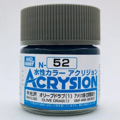 Acrylic paint Acrysion (N) Olive Drab (1) Mr.Hobby N052
