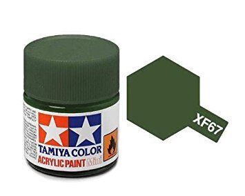Акрилова фарба XF67 зелена (NATO Green) 10мл Tamiya 81767