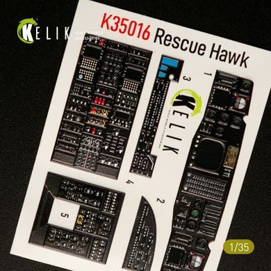 HH-60H Rescue Hawk интерьер 3D наклейки для комплекта Kitty Hawk (1/35) Kelik K35016