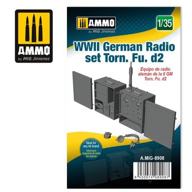 Масштабная модель 1/35 немецкая радиостанция Второй мировой войны Ammo Mig 8908