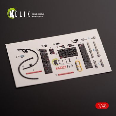 3D decals 1:48 for FJ-2 (Italeri) Kelik K48123