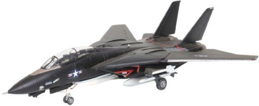 Assembled model 1/144 aircraft F-14A Tomcat Black Bunny Model Set Revell 64029