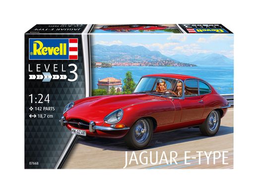 Revell 07668 Jaguar E-Type (Coupé) 1/24 model car
