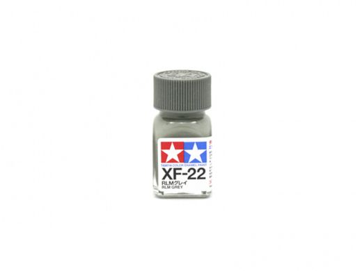 Эмалевая краска XF22 RLM Серый матовый (RLM Grey flat) Tamiya 80322