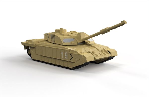 Prefab model designer tank Challenger Tank Quickbuild Airfix J6010