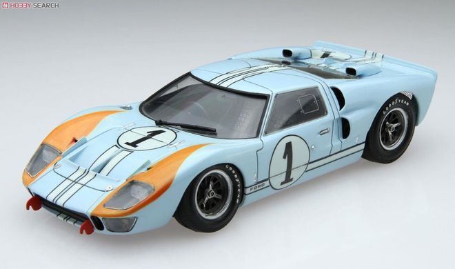 1:24 Scale Model Kit: Ford GT40 Mk-II '66 Le Mans 2nd Place (Fujimi 12604)