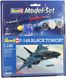 Assembled model 1/144 aircraft F-14A Tomcat Black Bunny Model Set Revell 64029