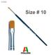 Пензлик плаский синтетика Synthetic Brush Flat 10 Italeri 51233