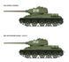 Assembly model 1:35 tank T-34/85 Chinese Volunteer Rye Field Model 5059