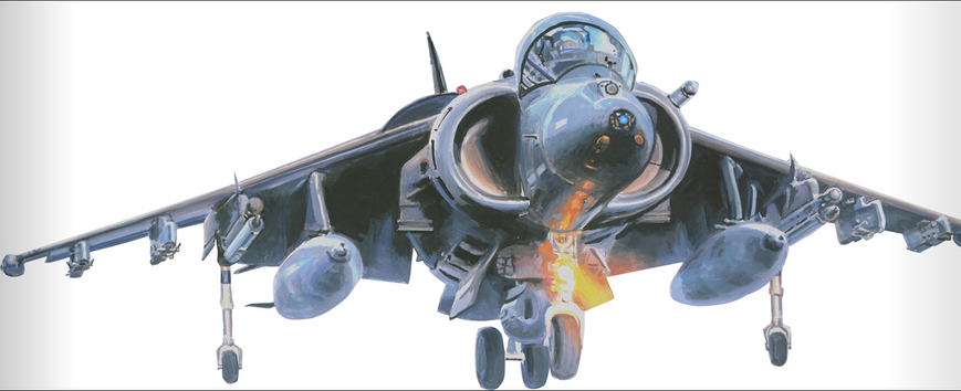 Збірна модель 1/72 Літак Harrier GR.7 'Operation Harric' MisterCraft D-94