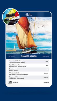 Thonier Armor Heller 56609 fishing vessel 1/125 kit