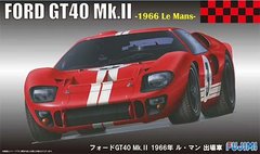 Збірна модель 1/24 автомобіль Ford GT40 Mk II 66 LeMans Fujimi 12606