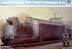 Збірна модель 1/35 німецький бронепоїзд Panzertriebwagen Nr.16 Trumpeter 00223