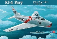 Сборная модель 1/72 самолет FJ-4 Fury HobbyBoss 80312