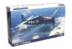 Збірна модель 1/48 винищувач США F6F-3 Hellcat Weekend edition Eduard 84194