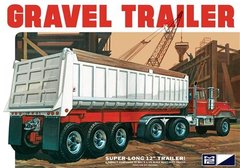 Prefab Model 1/25 Cargo Truck 3 Axle Gravel Trailer MPC 00823