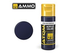 Acrylic paint ATOM Ocean Blue Ammo Mig 20102