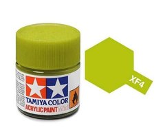 Акриловая краска XF4 желто-зеленая (Yellow Green) 10мл Tamiya 81704