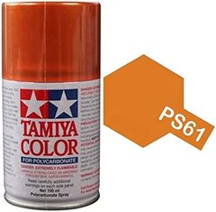 Аэрозольная фарба PS 61 Помаранчевый Металлик (Metallic Orange) Tamiya 86061