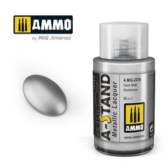 Металеве покриття A-STAND Semi Matt Aluminium Напівматовий алюміній Ammo Mig 2315