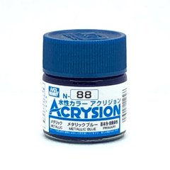 Acrylic paint Acrysion (N) Metallic Blue Mr.Hobby N088