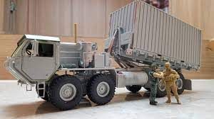 Сборная модель 1/35 грузовик HEMTT M1120 Container Handling Unit (CHU) Trumpeter 01064