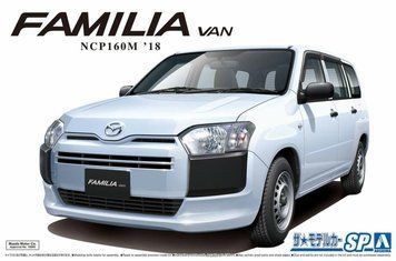 Сборная модель 1/24 автомобиля Mazda Familia Van NCP160M '18 Aoshima 05786