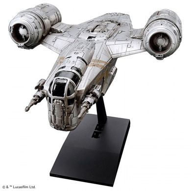 Собранная модель космического корабля Razor CrestT 1/350 (Bandai) Bandai Star Wars Revell 01213