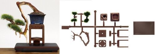 Assembly model 1:12 BONSAI tree part 3 PLATZ BON-03