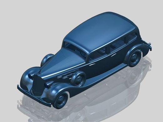 Assembled model 1/35 Packard Twelve (1936 model) Car of the Soviet leadership during the Second c