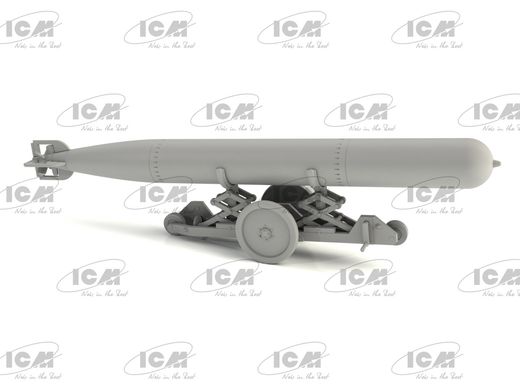 1/48 WW2 British Torpedo Carriage Kit ICM 48405, In stock