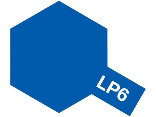 Нітро фарба LP6 Синя глянсова (Pure Blue), 10 мл. Tamiya 82106