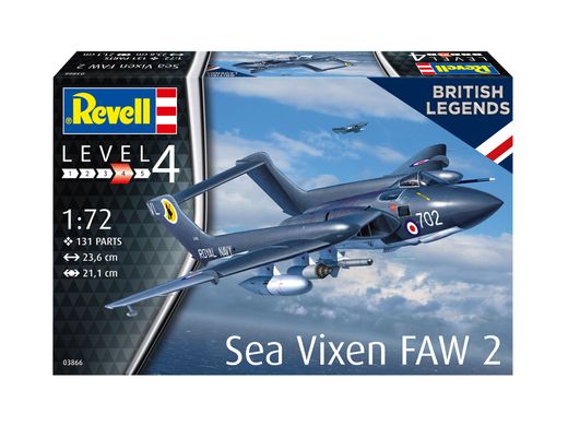 Сборная модель 1/72 самолёта Sea Vixen FAW 2 Revell 03866