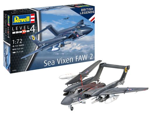 Збірна модель 1/72 літака Sea Vixen FAW 2 Revell 03866