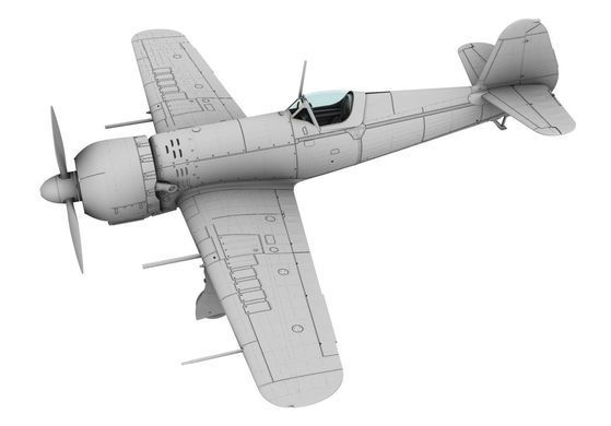Prefab model 1:72 fighter IAR-81 C with Mauser cannons (Great Air Battles of 1944) IBG Models 725