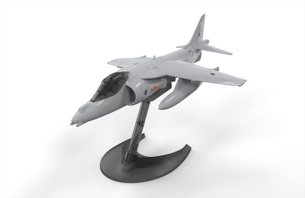 Prefab model designer aircraft Harrier Quickbuild Airfix J6009