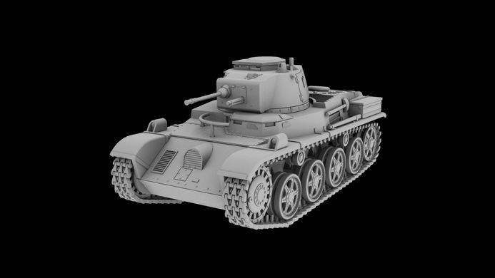 Assembly model 1:72 Toldi I Hungarian Light Tank IBG Models 72027