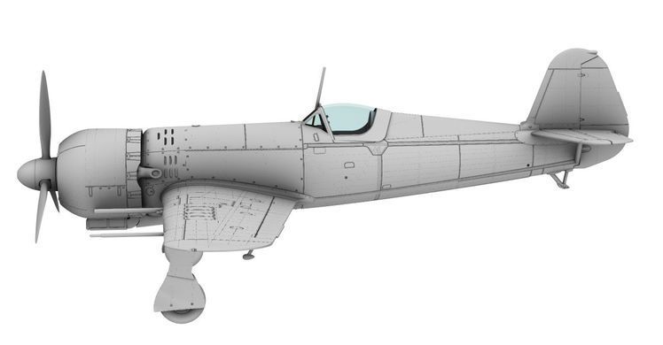 Prefab model 1:72 fighter IAR-81 C with Mauser cannons (Great Air Battles of 1944) IBG Models 725