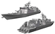 Сборная модель 1/700 корабль Waterline Series # 016 Hayabusa & Umitaka Aoshima 04817
